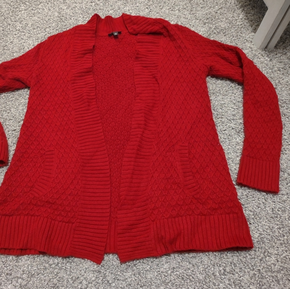 Talbots Red Cardigan - Small - Picture 13 of 16
